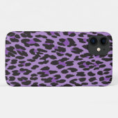 Leopard Print, luipspuiten, Paarse luipaard Case-Mate iPhone Case (Achterkant (horizontaal))