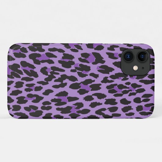 Leopard Print, luipspuiten, Paarse luipaard Case-Mate iPhone Case (Achterkant (horizontaal))