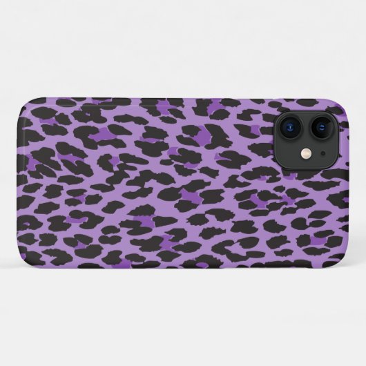 Leopard Print, luipspuiten, Paarse luipaard Case-Mate iPhone Case (Achterkant (horizontaal))