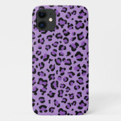 Leopard Print, luipspuiten, Paarse luipaard Case-Mate iPhone Case (Achterkant)