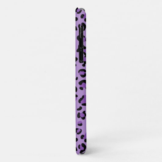 Leopard Print, luipspuiten, Paarse luipaard Case-Mate iPhone Case (Achterkant/links)