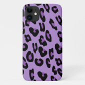 Leopard Print, luipspuiten, Paarse luipaard Case-Mate iPhone Case (Achterkant)