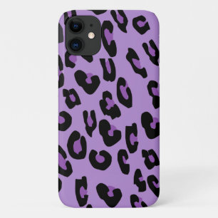 Leopard Print, luipspuiten, Paarse luipaard Case-Mate iPhone Case