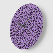 Leopard Print, luipspuiten, Paarse luipaard Grote Klok (Hoek)