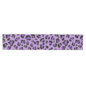 Leopard Print, luipspuiten, Paarse luipaard Medium Tafelloper (Horizontaal)