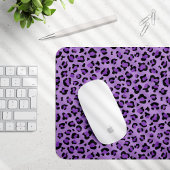 Leopard Print, luipspuiten, Paarse luipaard Muismat