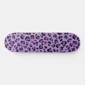 Leopard Print, luipspuiten, Paarse luipaard Persoonlijk Skateboard (Horizontaal)