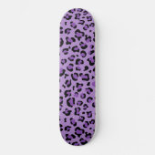 Leopard Print, luipspuiten, Paarse luipaard Persoonlijk Skateboard (Voorkant)