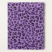 Leopard Print, luipspuiten, Paarse luipaard Planner (Achterkant)