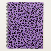 Leopard Print, luipspuiten, Paarse luipaard Planner (Voorkant)