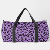 Leopard Print, luipspuiten, Paarse luipaard Plunjezak (Achterkant)