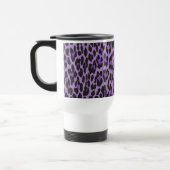 Leopard Print, luipspuiten, Paarse luipaard Reisbeker (Links)