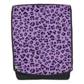Leopard Print, luipspuiten, Paarse luipaard Rugtassen (Voorkant)