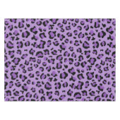 Leopard Print, luipspuiten, Paarse luipaard Tafelkleed (Voorkant (Horizontaal))