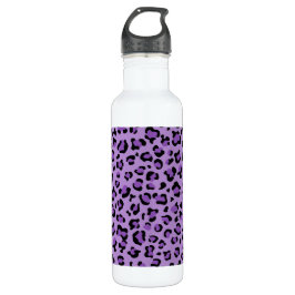 Leopard Print, luipspuiten, Paarse luipaard Waterfles