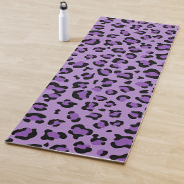 Leopard Print, luipspuiten, Paarse luipaard Yogamat