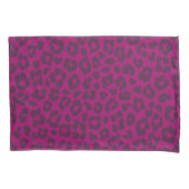 Leopard-Print Magenta- Kussensloop (Voorkant)