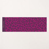 Leopard Print-Magenta- Yoga Mat (Voorkant (horizontaal))
