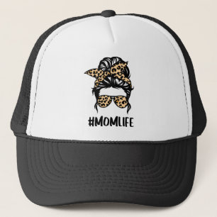 Leopard Print Mam Life Trucker Pet