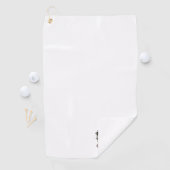 Leopard Print Mama Heart Golf Towel Golfhanddoek (Insitu)
