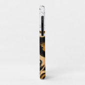 Leopard Print Marmer Swirls Fluid Art Abstract Case-Mate iPhone Case (Achterkant/links)