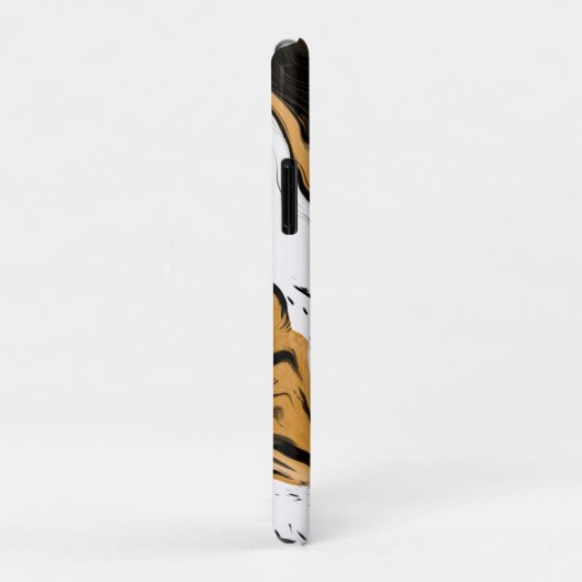 Leopard Print Marmer Swirls Fluid Art Abstract Case-Mate iPhone Case (Achterkant/rechts)