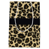 Leopard Print Medium Cadeauzakje (Achterkant)