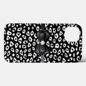 Leopard Print met Bow Case-Mate iPhone Case (Achterkant (horizontaal))
