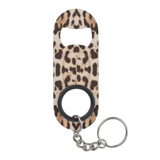 Leopard Print Mini Flessenopener (Achterkant)