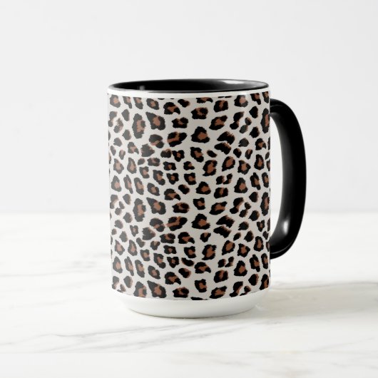 Leopard Print Mok (Voorkant rechts)