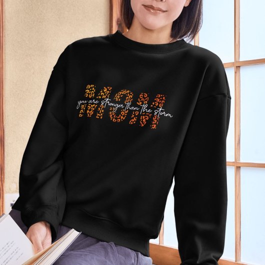 Leopard Print MOM MUM Typografie – Stijlvolle moed Trui