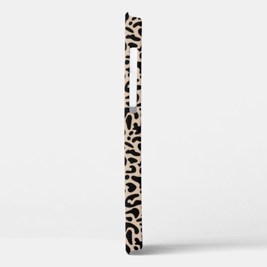Leopard Print Monogram Case-Mate iPhone Case (Achterkant / Links)