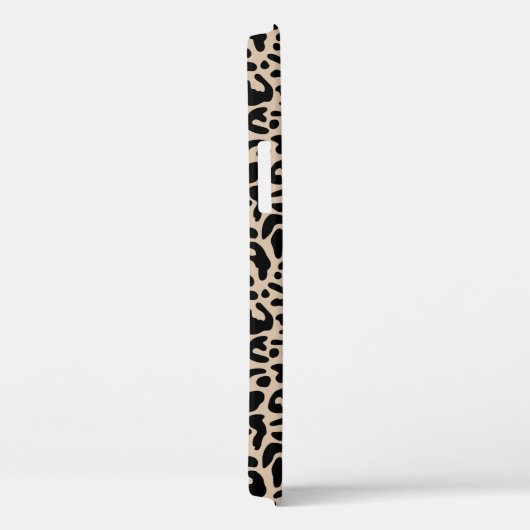 Leopard Print Monogram Case-Mate iPhone Case (Achterkant / Rechts)