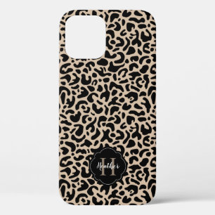 Leopard Print Monogram Case-Mate iPhone Case