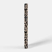 Leopard Print Monogram iPhone Hoesje (Rechterkant)
