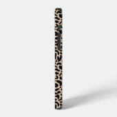 Leopard Print Monogram iPhone Hoesje (Linkerkant)