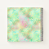 Leopard Print Monogram Sketchbook Notitieboek (Achterkant)