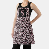 Leopard Print Monogram Trendy Roos Gold Schort (Insitu)