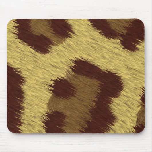 Leopard Print Mousepad Muismat (Voorkant)