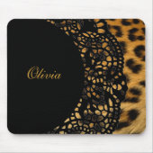 Leopard Print Mousepad Muismat (Voorkant)