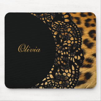 Leopard Print Mousepad Muismat