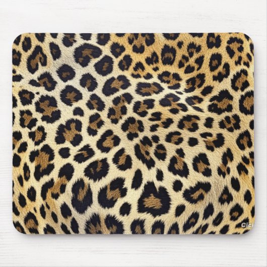 Leopard Print Muismat (Voorkant)