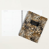Leopard Print Naam Planner toevoegen (Display)