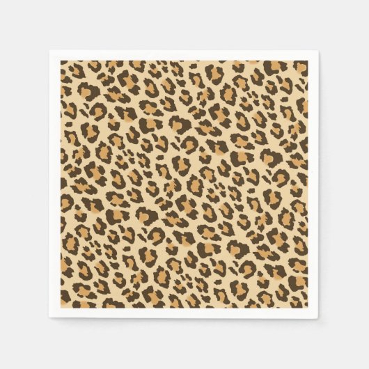 Leopard Print Napkins Servetten (Voorkant)
