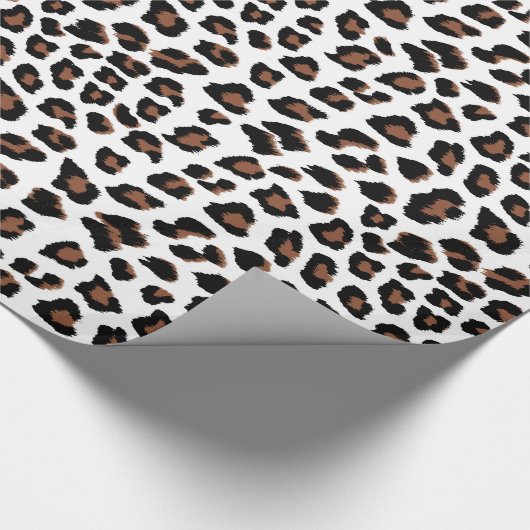 Leopard Print Nieuw Cadeaupapier (Hoek)