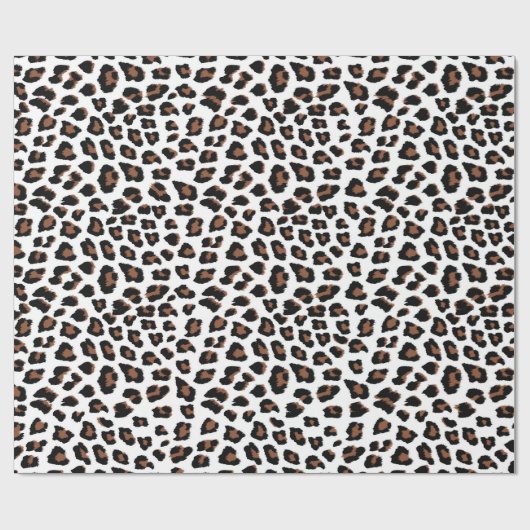 Leopard Print Nieuw Cadeaupapier (Vlak)