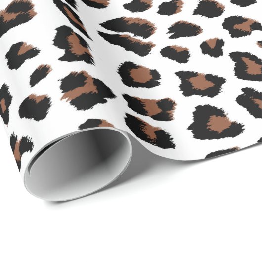 Leopard Print Nieuw Cadeaupapier (Rol Hoek)