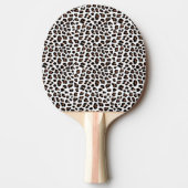 Leopard Print Nieuw Tafeltennisbatje (Voorkant)
