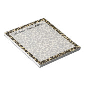 Leopard Print Notitieblok (Schuin)