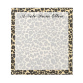 Leopard Print Notitieblok (Voorkant)